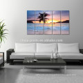 Sunrise on Sea Canvas Printing Art/summer Palm Tree Canvas Wall Art/beach Poster for Living Room